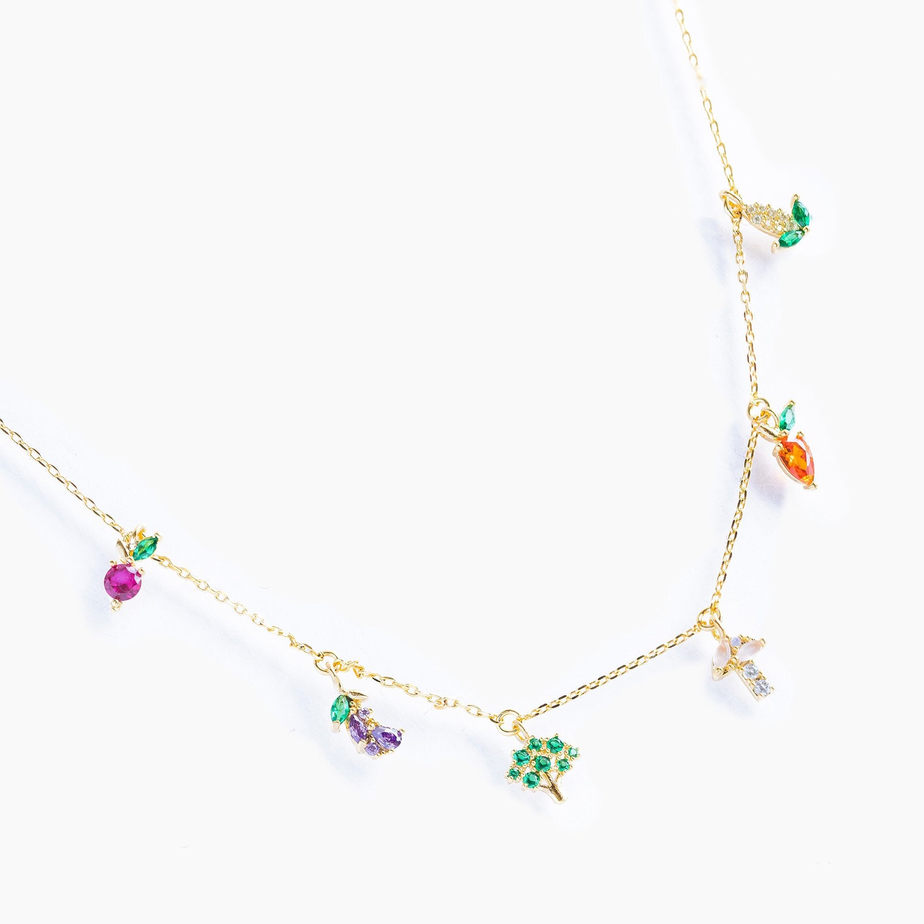 Wholesale Vegetable Copper Necklace